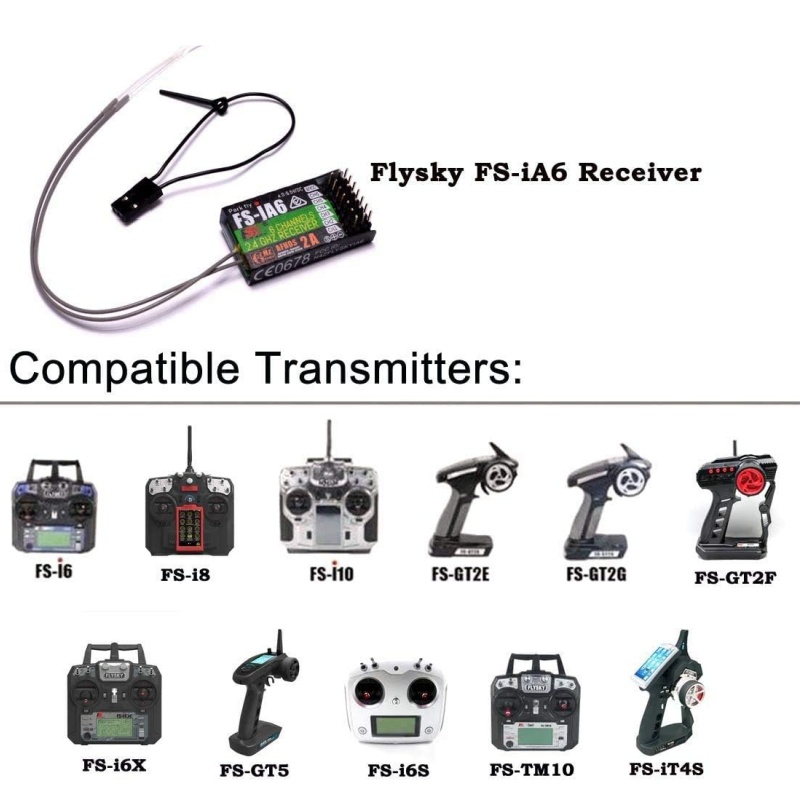 Flysky FS-IA6 Receiver 6CH Dua - огляд і ціна Drone Rc Racing