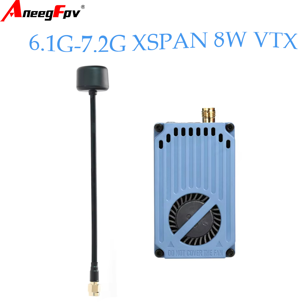RUSHFPV 6.1‑7.2G 8W X61728 VTX - огляд і ціна Rc Transmitter Drone