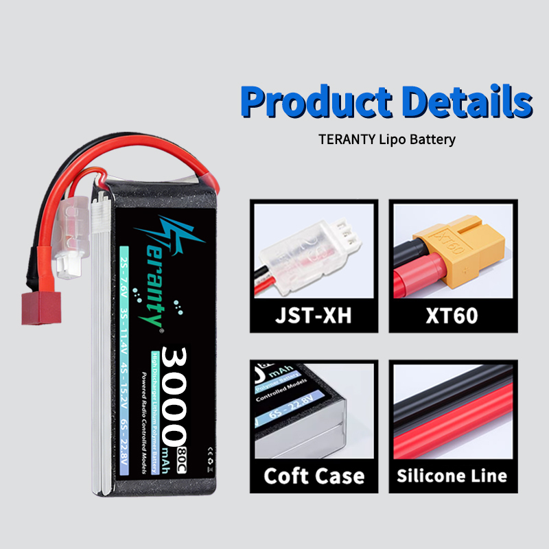TERANTY 2S 3000mAh Lipo Batter - огляд і ціна Drone Rc Link