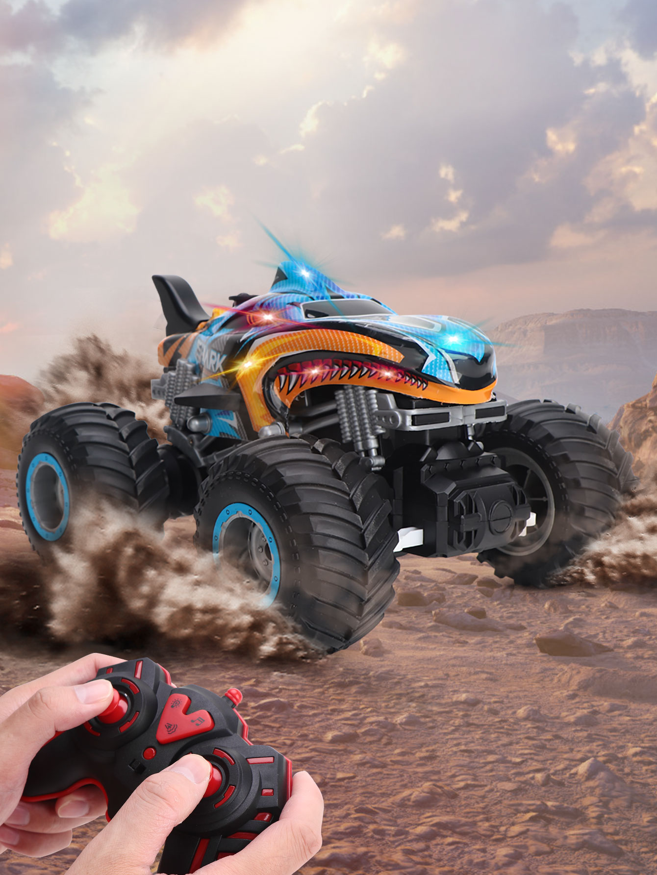 1:16, 2.4 GHz All-Terrain Mons - огляд і ціна Drone Bike Rc