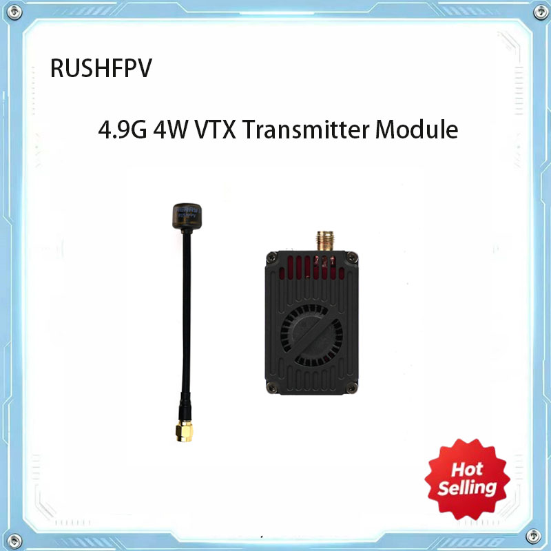 RUSHFPV 4.9GHz 4W VTX FPV Vide - огляд і ціна Rc Transmitter Drone