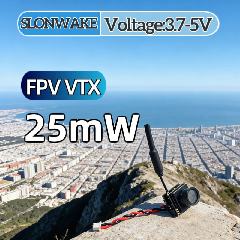 SLONWAKE FPV 25mW power simula - огляд і ціна Drone Rc Mini