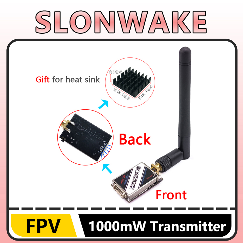 SLONWAKE  5.8G 48CH 1W VTX 100 - огляд і ціна Rc Transmitter Drone