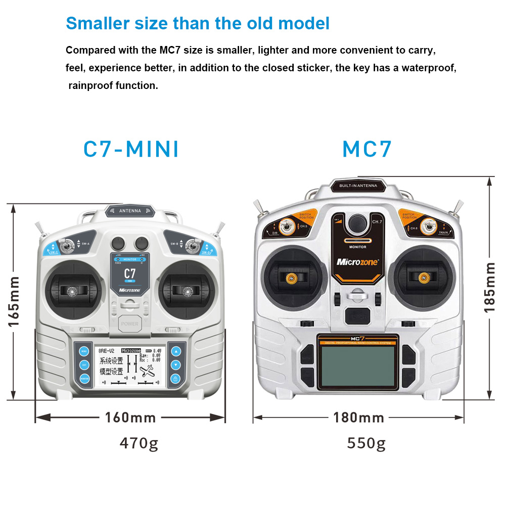MicroZone MC7 Controller C7 MI - огляд і ціна Drone Rc Mini