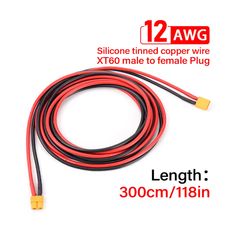 12AWG XT60 Male Female Convers - огляд і ціна Drone Rc Link