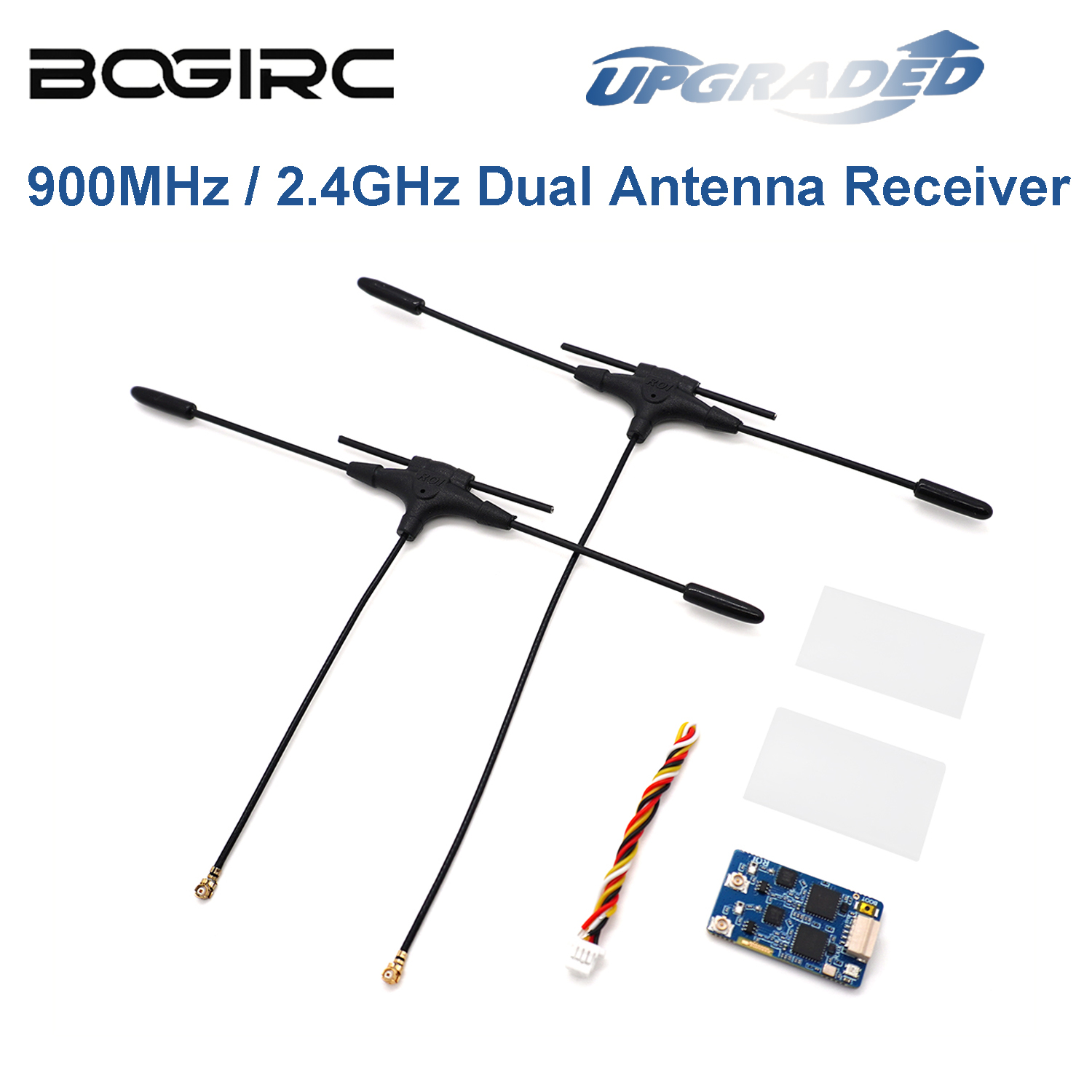 BOGIRC ExpressLRS RX Dual Ante - огляд і ціна Drone Rc Frequency