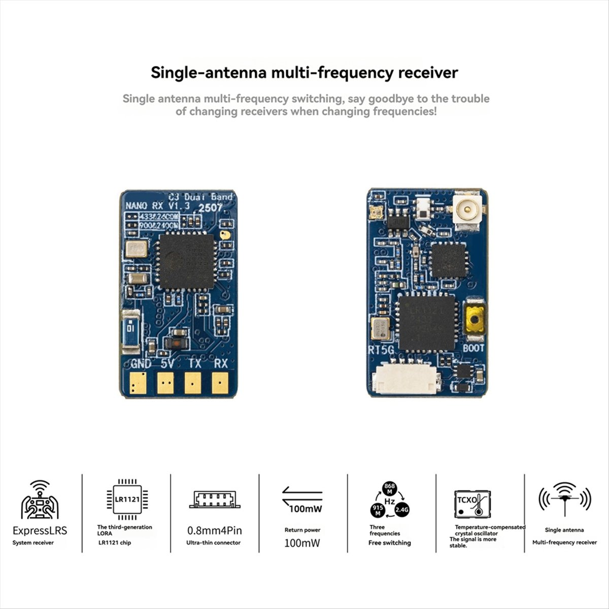 L73A NEW ELRS Dual Band Nano R - огляд і ціна Drone Rc Frequency